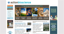 Desktop Screenshot of actionbioscience.org